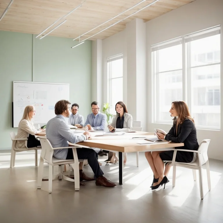 Moški mentor nasmejan